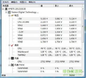 cpu温度测试软件 v1.27 绿色中文版