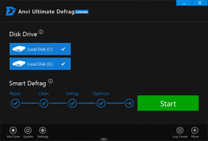 磁盘碎片整理(Anvi Ultimate Defrag)