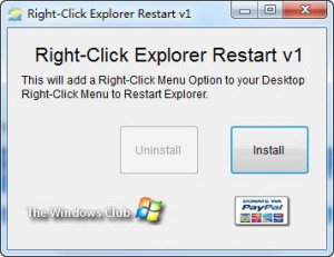右键重启资源管理器(RightClick Explorer Res