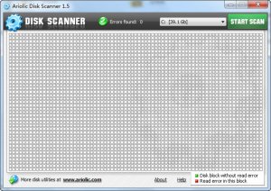 U盘硬盘坏道测试工具(Ariolic Disk Scanner)